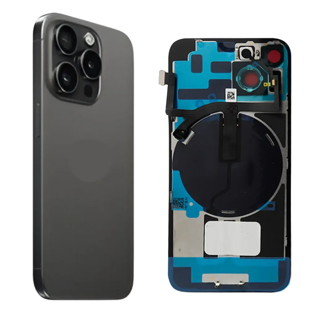 Instalación de Tapa Trasera Completa para iPhone 15 Pro Max