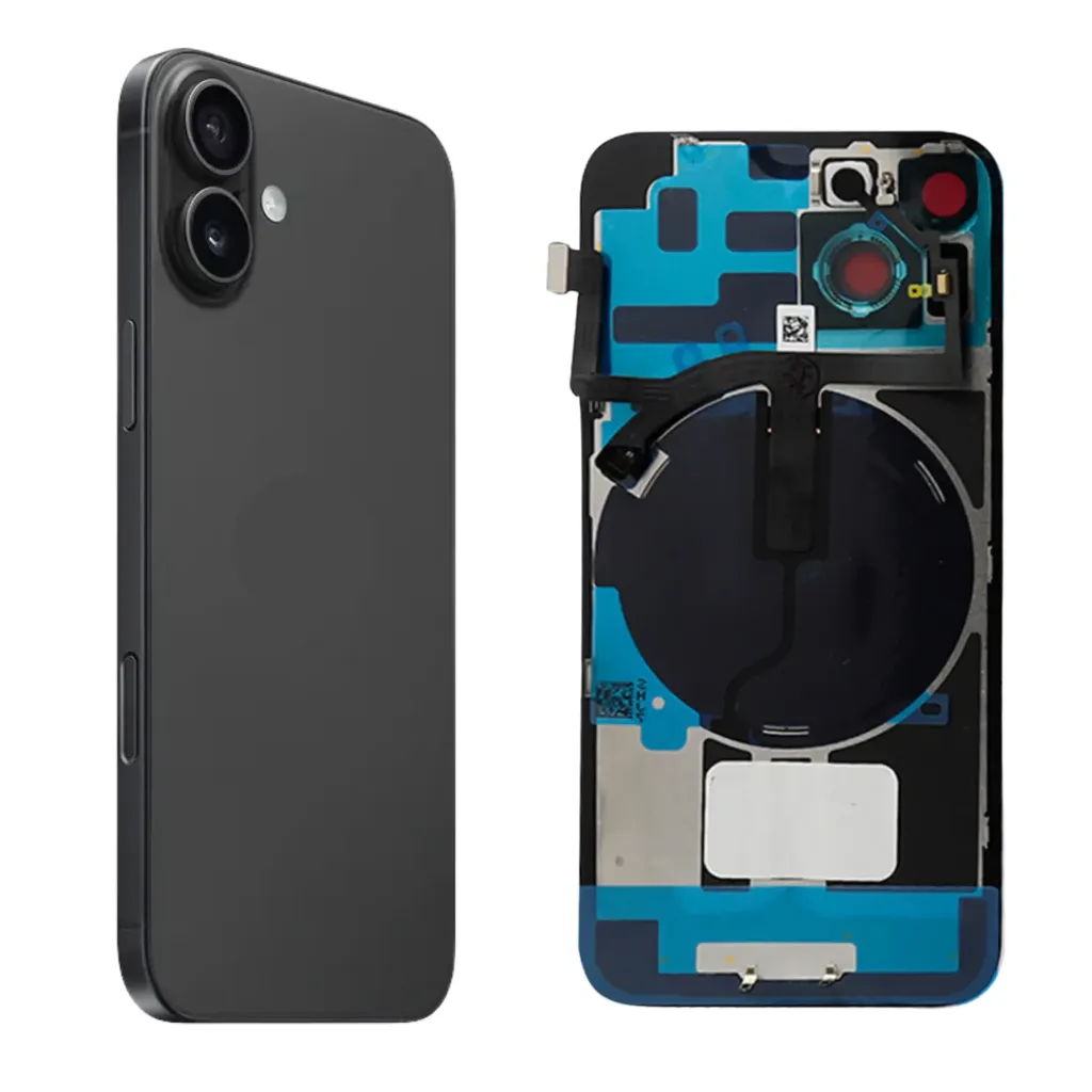 Instalación de Tapa Trasera Completa para iPhone 16 (Black (Negro))