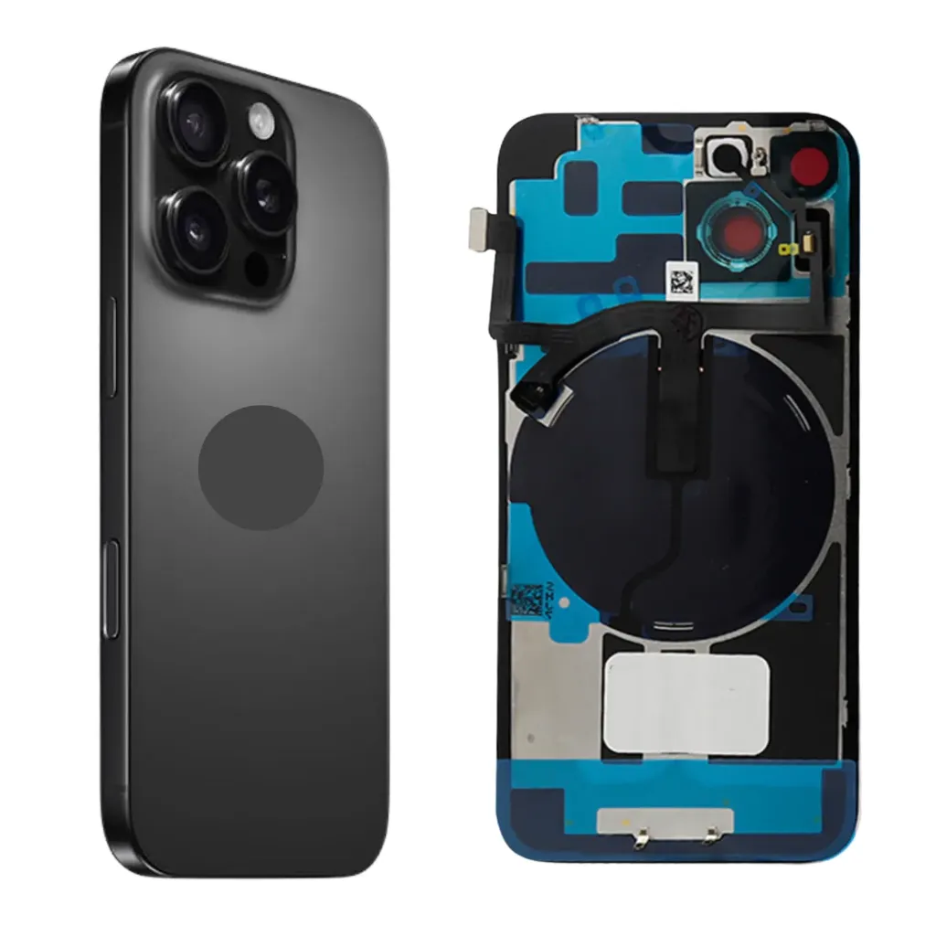 Instalación de Tapa Trasera Completa para iPhone 16 Pro Max (Black Titanium (Titanio Negro))