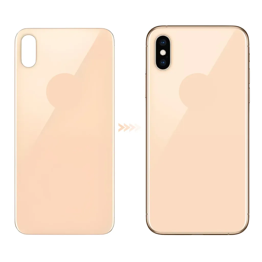 Instalación de Tapa Trasera para iPhone XS Max (Gold (Oro))